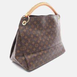 Pre Owned Louis Vuitton Artsy MM Shoulder Bag  Monogram Canvas Leather Brown