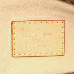 Pre Owned Louis Vuitton Artsy MM Shoulder Bag  Monogram Canvas Leather Brown