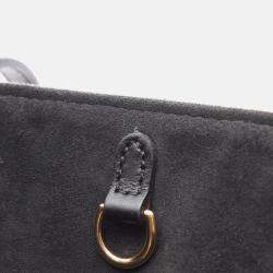 Pre Owned Louis Vuitton On The Go GM Shoulder Tote Bag  Monogram Jacquard Gray