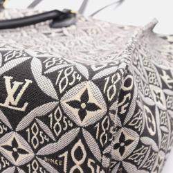 Pre Owned Louis Vuitton On The Go GM Shoulder Tote Bag  Monogram Jacquard Gray