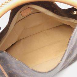 Pre Owned Louis Vuitton Artsy MM Shoulder Bag  Monogram Canvas Leather
