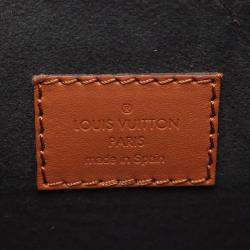 Pre Owned Louis Vuitton Dauphine MM Chain Shoulder Bag  Monogram Reverse Canvas