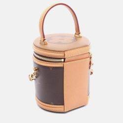 Pre Owned Louis Vuitton Cannes Shoulder Handbag  Monogram Giant Reverse Canvas