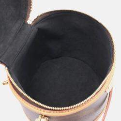Pre Owned Louis Vuitton Cannes Shoulder Handbag  Monogram Giant Reverse Canvas