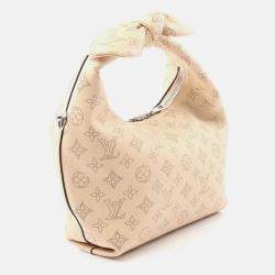Pre Owned Louis Vuitton Why Not PM Shoulder Handbag  Mahina Leather Beige