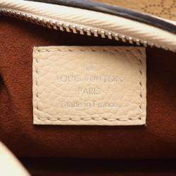 Pre Owned Louis Vuitton Why Not PM Shoulder Handbag  Mahina Leather Beige