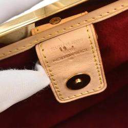 Pre Owned Louis Vuitton White Multicolor Judy GM 2way Handbag