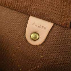Pre Owned Louis Vuitton Brown/Pink Monogram Graffiti Speedy 30 Handbag