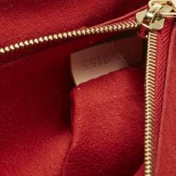 Pre Owned Louis Vuitton Cerise Monogram Canvas Pallas Chain Bag