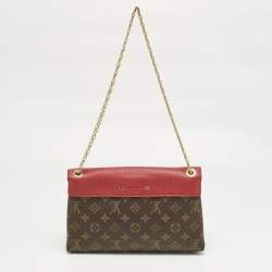 Pre Owned Louis Vuitton Cerise Monogram Canvas Pallas Chain Bag
