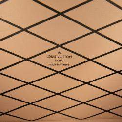 Pre Owned Louis Vuitton Black Monogram Vernis Fleur Petite Malle