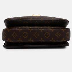 Pre Owned Louis Vuitton Brown Monogram Pochette Metis