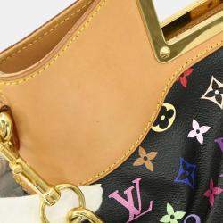 Pre Owned Louis Vuitton Black Multicolor Judy MM 2way Handbag