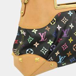 Pre Owned Louis Vuitton Black Multicolor Judy MM 2way Handbag