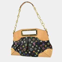Pre Owned Louis Vuitton Black Multicolor Judy MM 2way Handbag