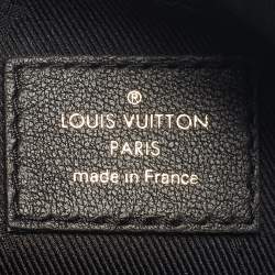 Pre Owned Louis Vuitton Black Bubblegram Leather Papillon BB Bag