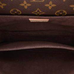 Pre Owned Louis Vuitton Brown Monogram Pochette Metis