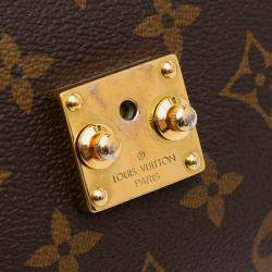 Pre Owned Louis Vuitton Brown Monogram Pochette Metis