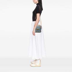 Pre Owned Louis Vuitton Blue Monogram Denim Camera Bag