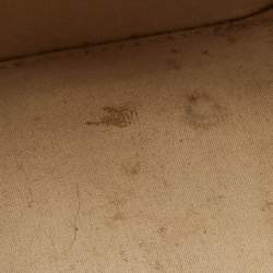 Pre Owned Louis Vuitton Blanc Corail Monogram Vernis Brea MM Bag