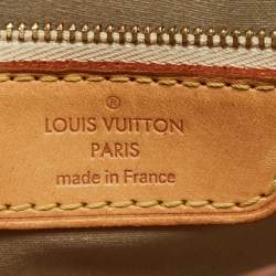 Pre Owned Louis Vuitton Blanc Corail Monogram Vernis Brea MM Bag