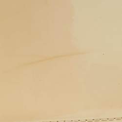 Pre Owned Louis Vuitton Blanc Corail Monogram Vernis Brea MM Bag