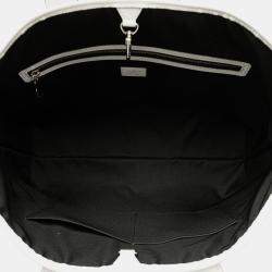 Pre Owned Louis Vuitton White Monogram Taigarama Weekend Tote