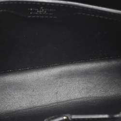 Pre Owned Louis Vuitton Black Taurillon Leather Grommet Capucines BB Bag