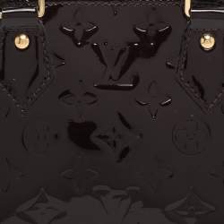 Pre Owned Louis Vuitton Amarante Monogram Vernis Alma BB Bag