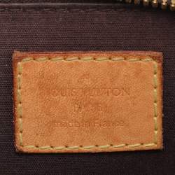 Pre Owned Louis Vuitton Amarante Monogram Vernis Alma BB Bag