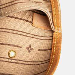 Pre Owned Louis Vuitton Brown Monogram Neverfull MM