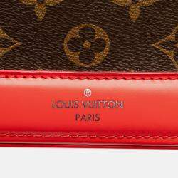 Pre Owned Louis Vuitton Brown/Red Monogram Dora PM