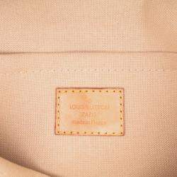 Pre Owned Louis Vuitton White Damier Azur Favorite PM