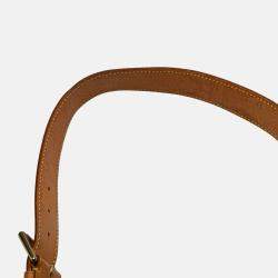 مملوكة مسبقًا حقيبة لويس فيتون غريبة كبيرة بني مونوغرام كروسون