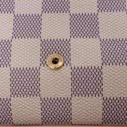 Pre Owned Louis Vuitton White Damier Azur Pochette Felicie