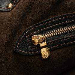 Pre Owned Louis Vuitton Black Monogram Mahina L