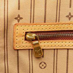 Pre Owned Louis Vuitton Brown Monogram Neverfull MM