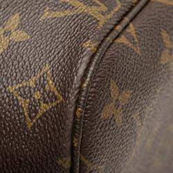 Pre Owned Louis Vuitton Brown Monogram Neverfull MM