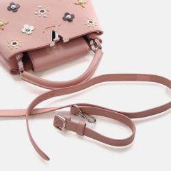 Pre Owned Louis Vuitton Taurillon Mechanical Flowers Capucines BB