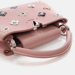 Pre Owned Louis Vuitton Taurillon Mechanical Flowers Capucines BB