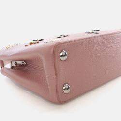 Pre Owned Louis Vuitton Taurillon Mechanical Flowers Capucines BB