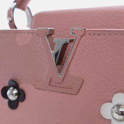 Pre Owned Louis Vuitton Taurillon Mechanical Flowers Capucines BB