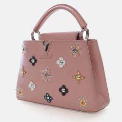 Pre Owned Louis Vuitton Taurillon Mechanical Flowers Capucines BB