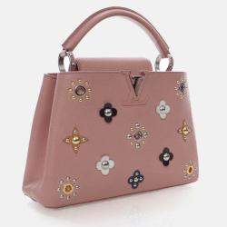 Pre Owned Louis Vuitton Taurillon Mechanical Flowers Capucines BB