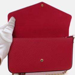 Pre Owned Louis Vuitton Epi Felicie Pochette Patchwork