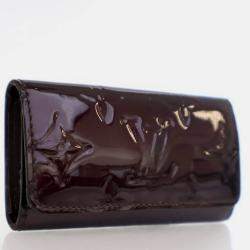 Pre Owned Louis Vuitton Monogram Vernis 4 Key Case