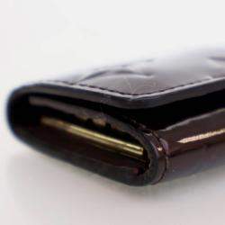 Pre Owned Louis Vuitton Monogram Vernis 4 Key Case