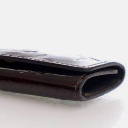 Pre Owned Louis Vuitton Monogram Vernis 4 Key Case