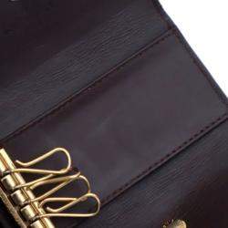 Pre Owned Louis Vuitton Monogram Vernis 4 Key Case