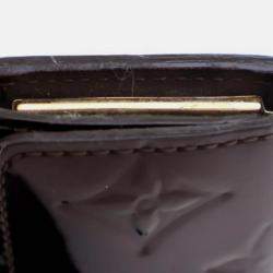 Pre Owned Louis Vuitton Monogram Vernis 4 Key Case
